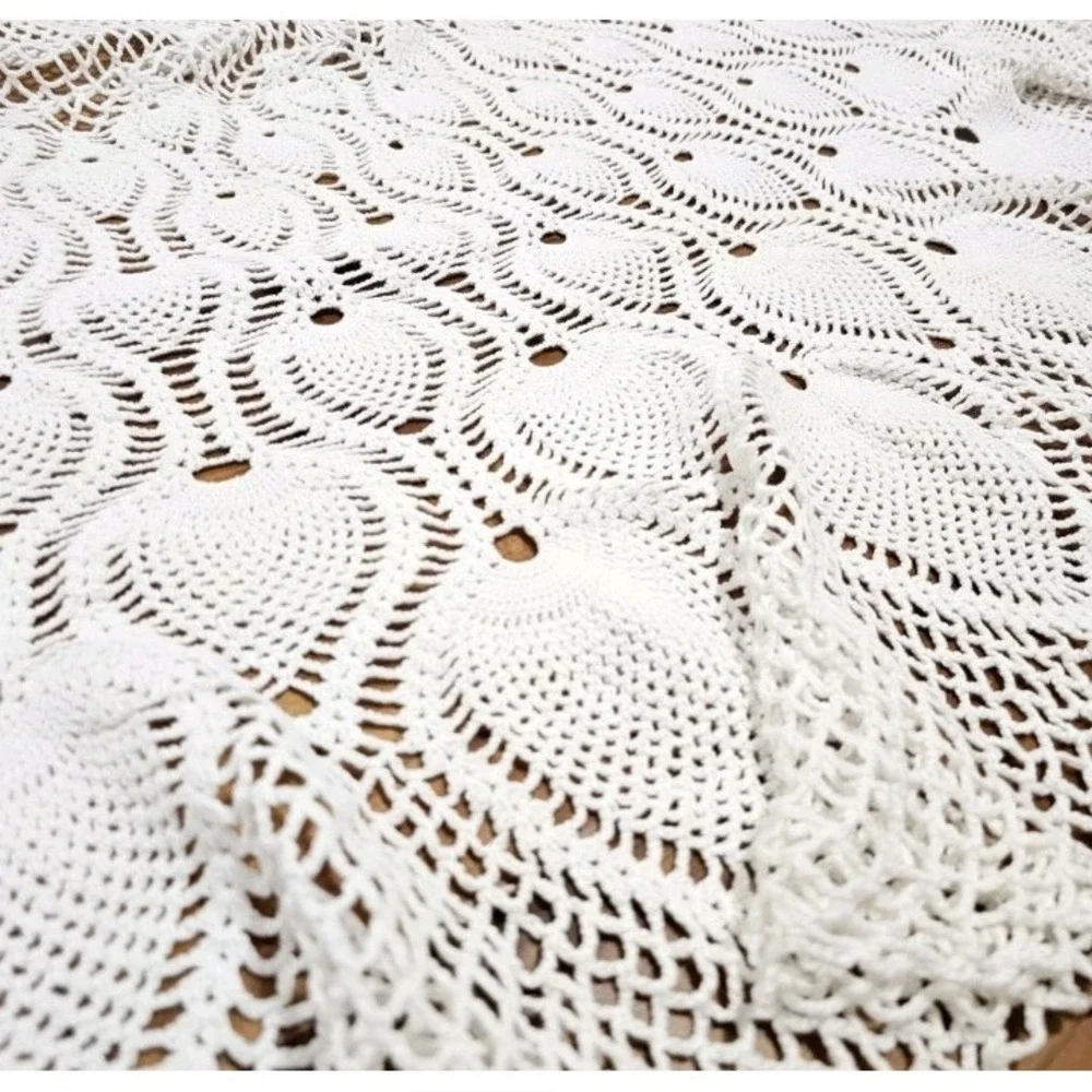 Vintage Crochet Tablecloth 65